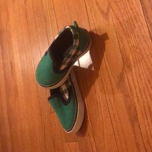 Gymboree green whole color and white and green.